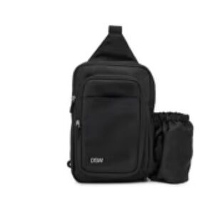 Black DSW Crossbody Bag with hide able drink storage